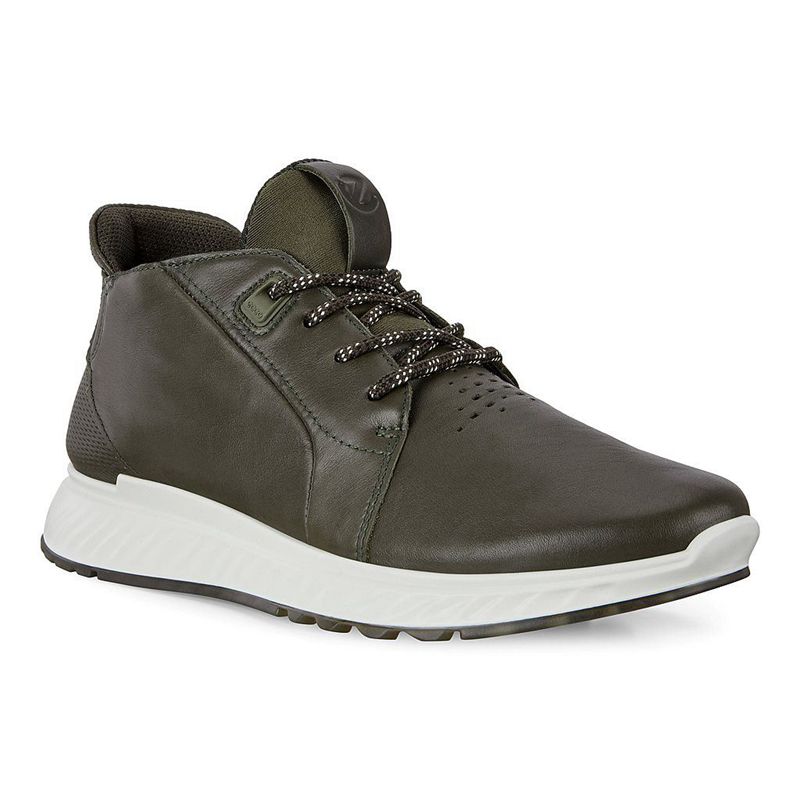 Men Boots Ecco St.1 M - Sneakers Green - India ZPINTG708